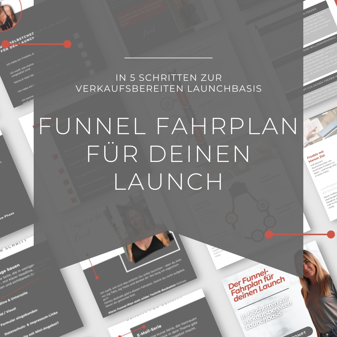 Funnel Fahrplan für deinen Launch